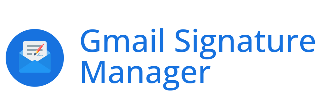 Gmail Signature Manager logo